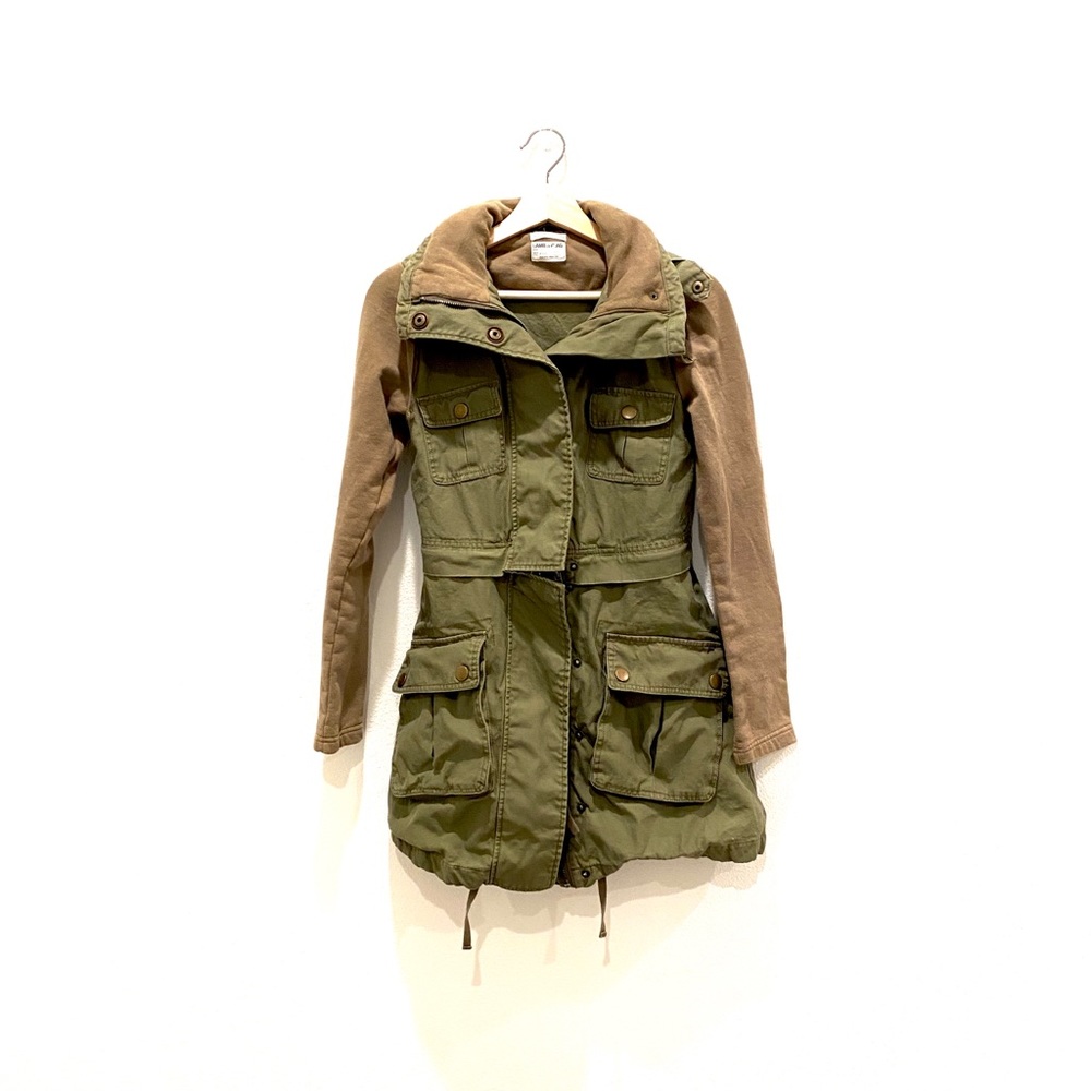 lamb & flag • army green utility coat